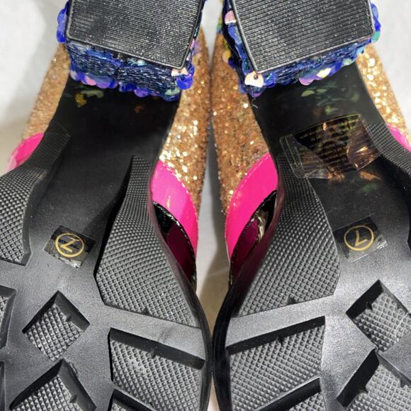 Cape Robbin Sparkle Mermaid Heel‎ Boots Size 7 - Picture 5 of 12